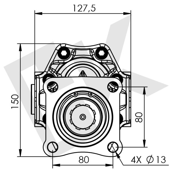 82 CC Bidirectional Gear Pump ISO