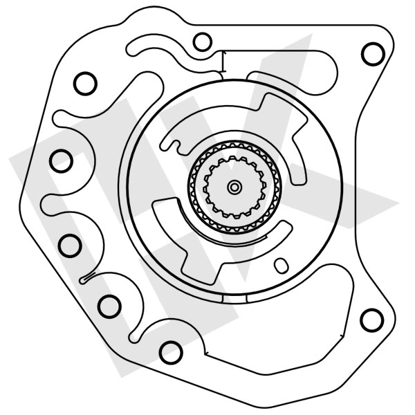 MERCEDES ACTROS B Type Single Gear PTO Pneumatic With Flange (Long)
