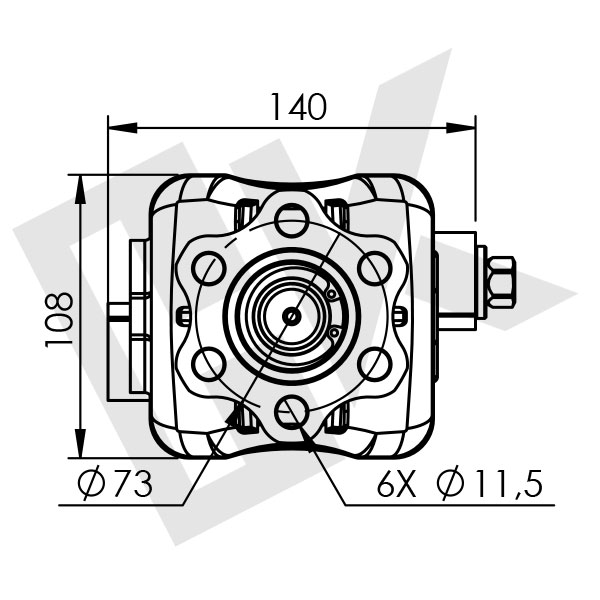 49 CC EURO Type 6 Piston Pump UNI