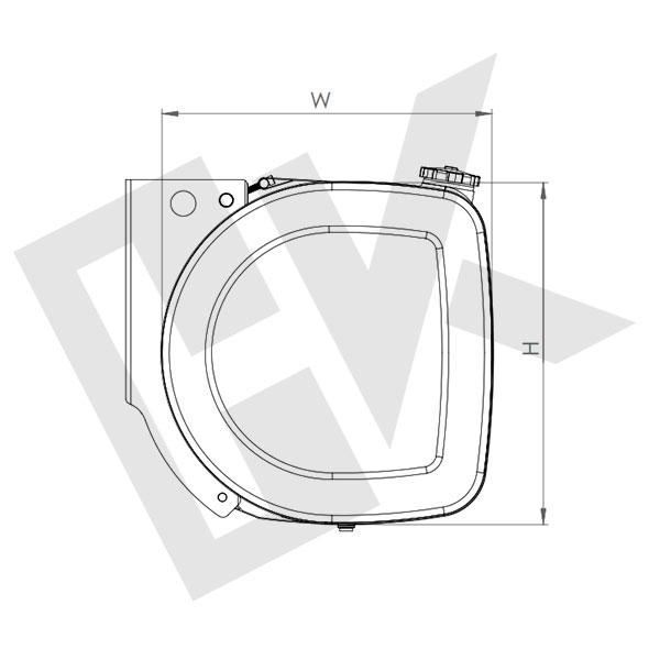 71x69x133 Aluminium Fuel Tank 530 Lt.