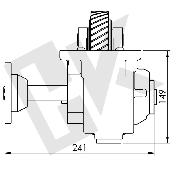 ISUZU 4.3 9F PTO Mechanical (With Flange)
