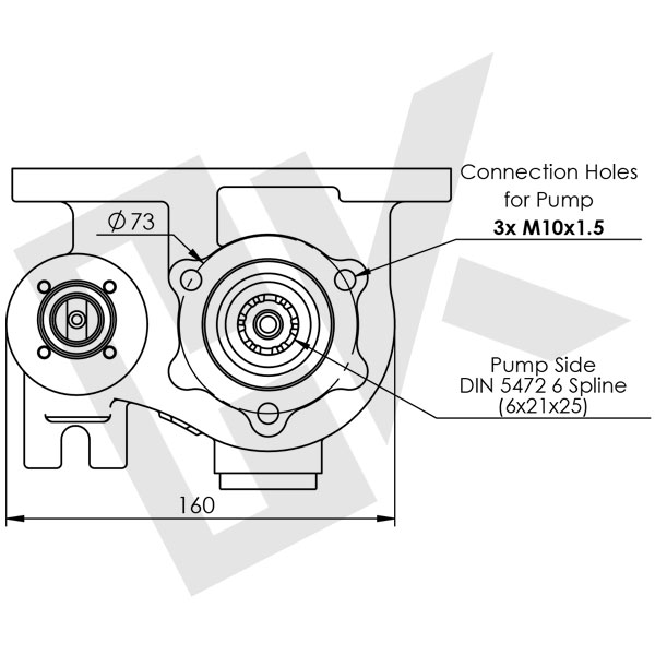 MITSUBISHI 449 PTO Mechanical UNI