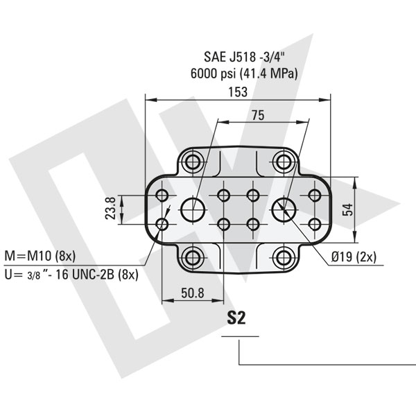 47 cc ISO Hydraulic Motor