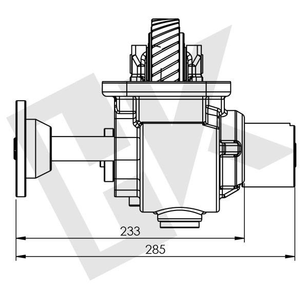 ISUZU 4.3 9F PTO Vacuum (With Flange)