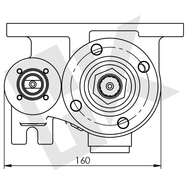 MITSUBISHI 449 PTO Mechanical (With Flange)