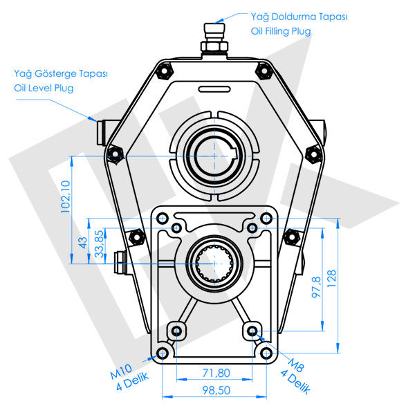 Speed Increase Gearbox