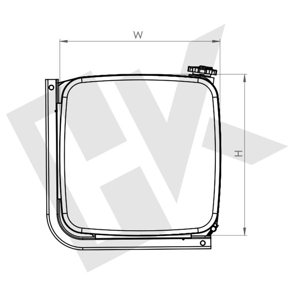 71x71x95 Aluminium Fuel Tank 450 Lt.