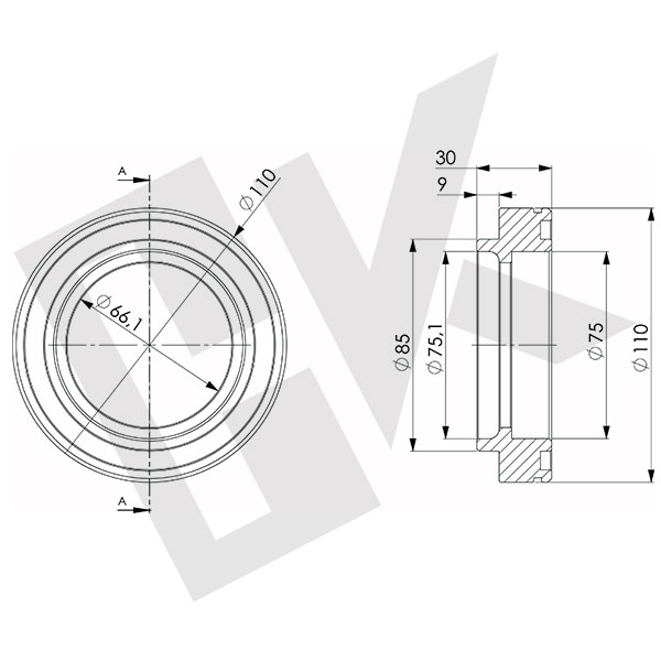 MERCEDES ACTROS 19.35 Adapter Plate (Gasket)