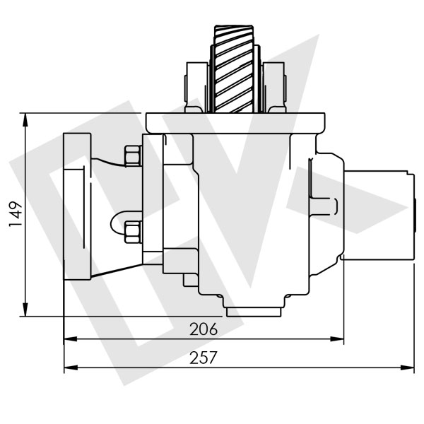 ISUZU 4.3 9F PTO Vacuum ISO