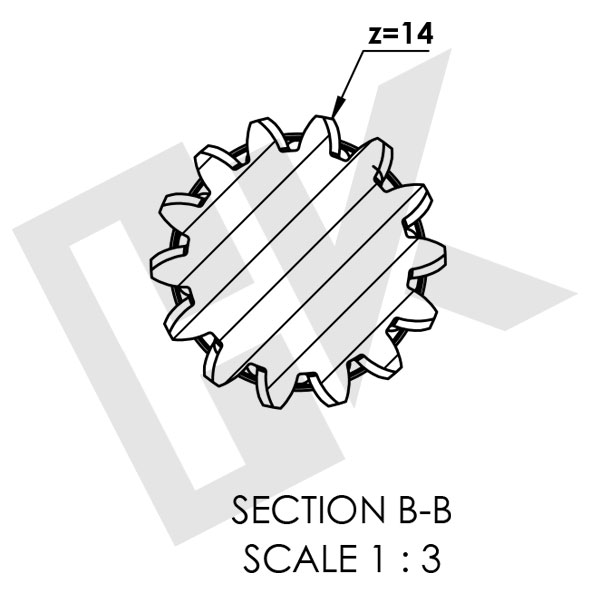 ZF 9 S 109 Cardan Shaft (12,92)