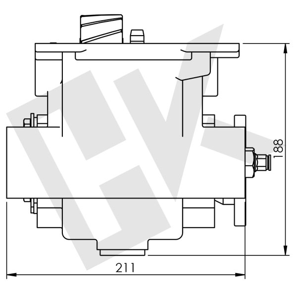 SCANIA GRS 900 Double Gear PTO Pneumatic (With Flange)
