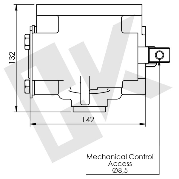 MITSUBISHI 449 PTO Mechanical UNI