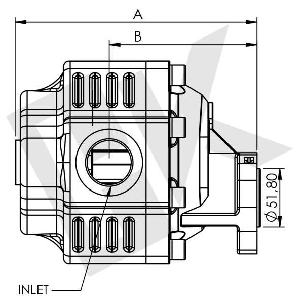 133 CC Gear Pump UNI CCW (Left)