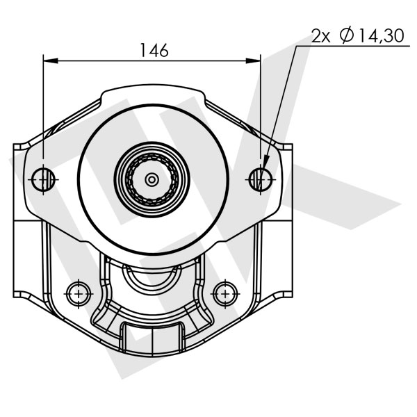 82 CC Gear Pump SAE-B(B2) CW (Right)