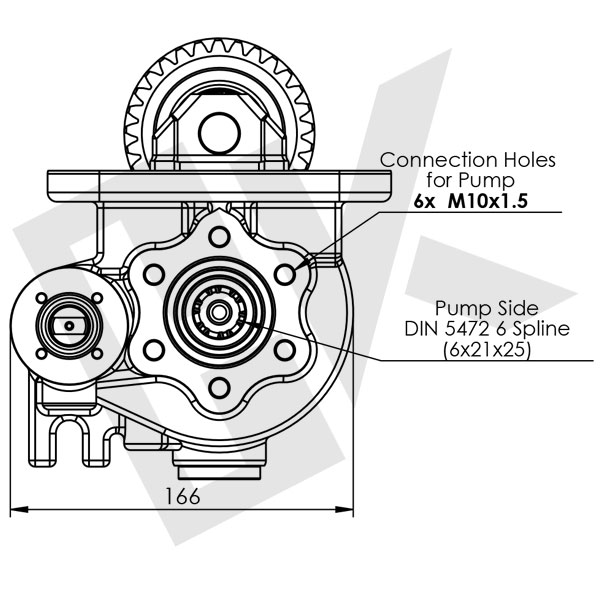 ISUZU 4.3 9F PTO Mechanical UNI
