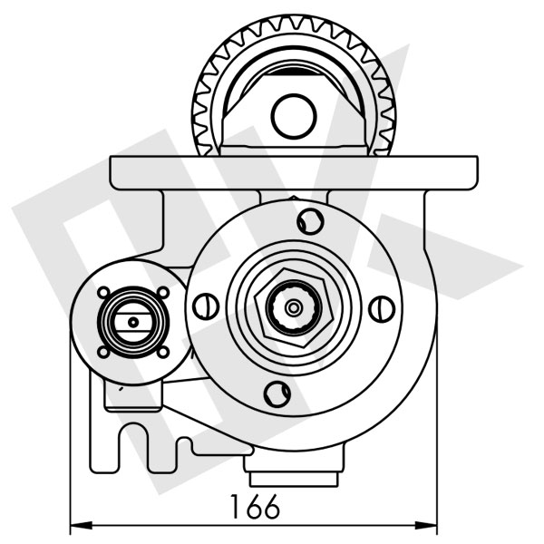 ISUZU 4.3 9F PTO Mechanical (With Flange)