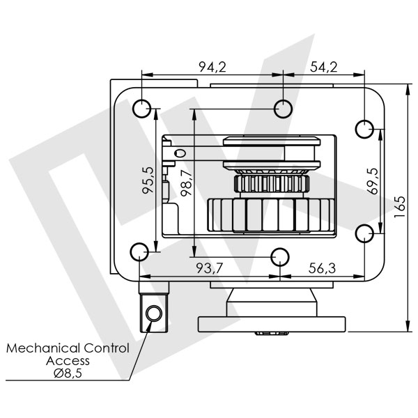 MITSUBISHI 449 PTO Mechanical (With Flange)