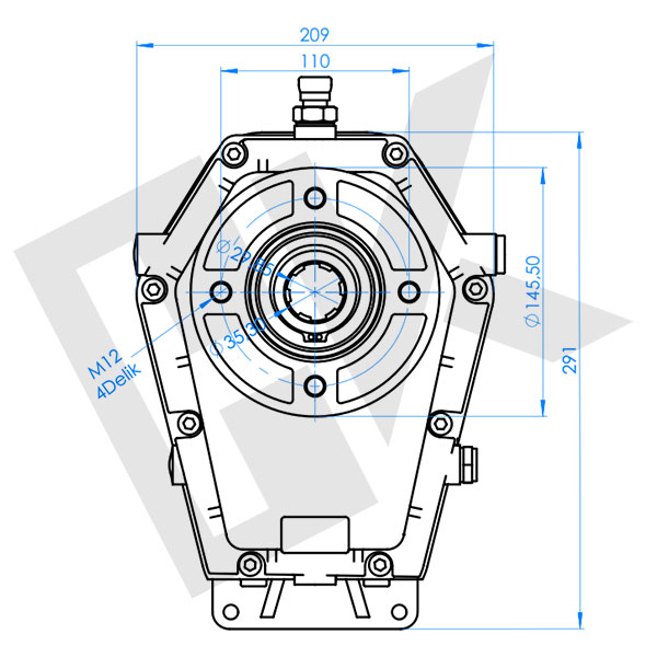 Speed Increase Gearbox