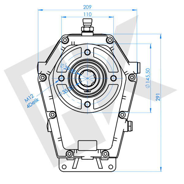 Speed Increase Gearbox