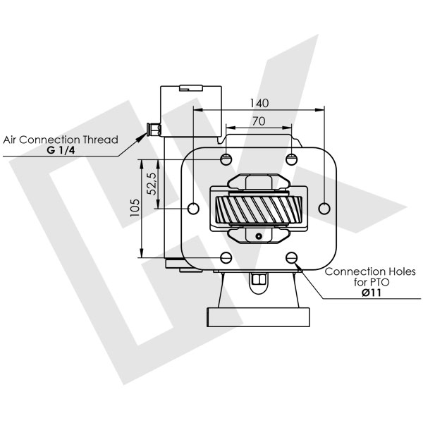 ISUZU 4.3 9F PTO Vacuum ISO