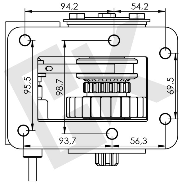 MITSUBISHI 449 PTO Mechanical UNI