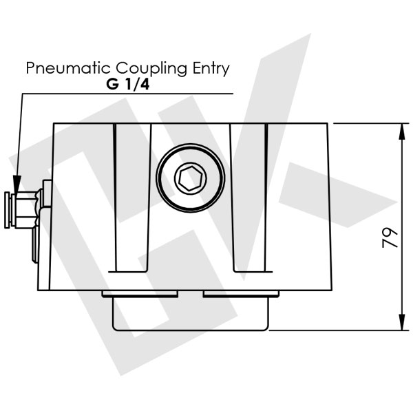 ZF Single Gear Aluminium PTO Pneumatic