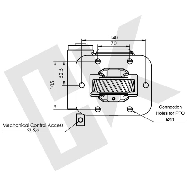 ISUZU 4.3 9F PTO Mechanical UNI