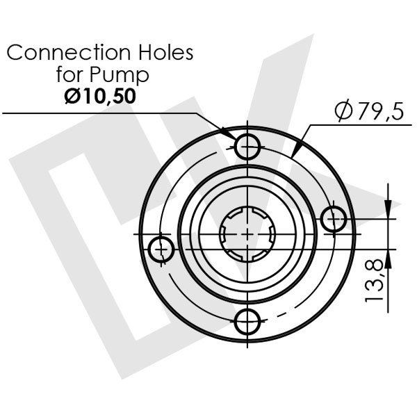 SCANIA GRS 900 Double Gear PTO Pneumatic (With Flange)