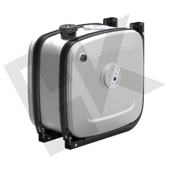 56x64x50 Aluminium Oil Tank Side Mounted 160 Lt.