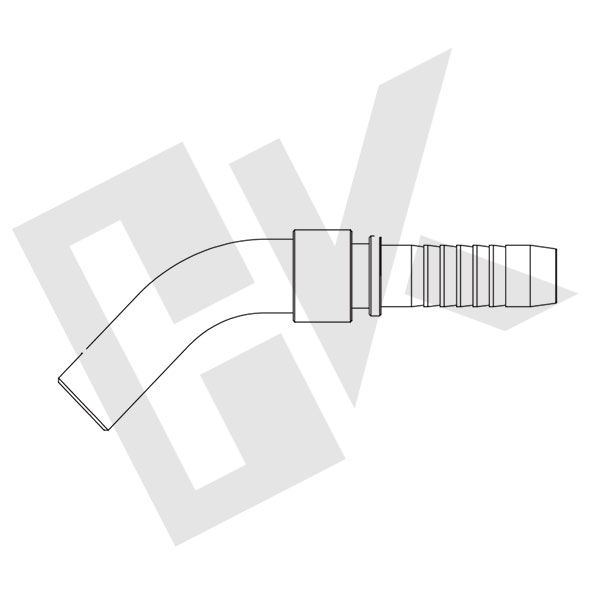 Standpipe 45 Degree Elbow Hose Fitting