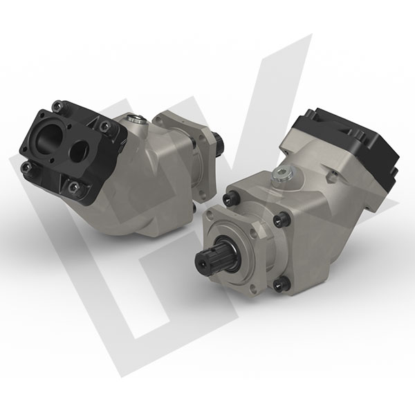 85 CC Bent Axis Piston Pump with Clamp and Pressure Cover CW (Right)